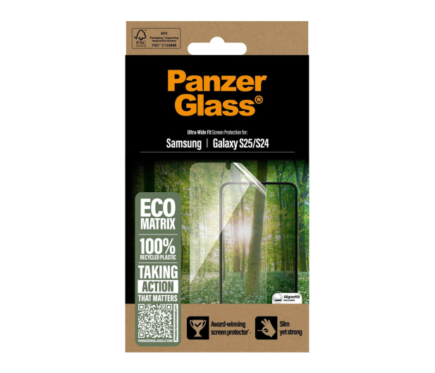 PanzerGlass Eco Matrix Ultra-Wide Fit do Samsung Galaxy S25 - 1538898 - zdjęcie 4